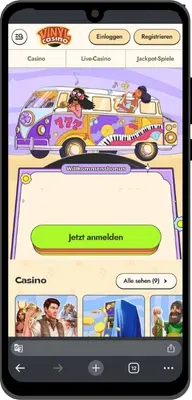 Mobiles Casino – optimierte Smartphone-Version zum Spielen und Verwalten des Kontos